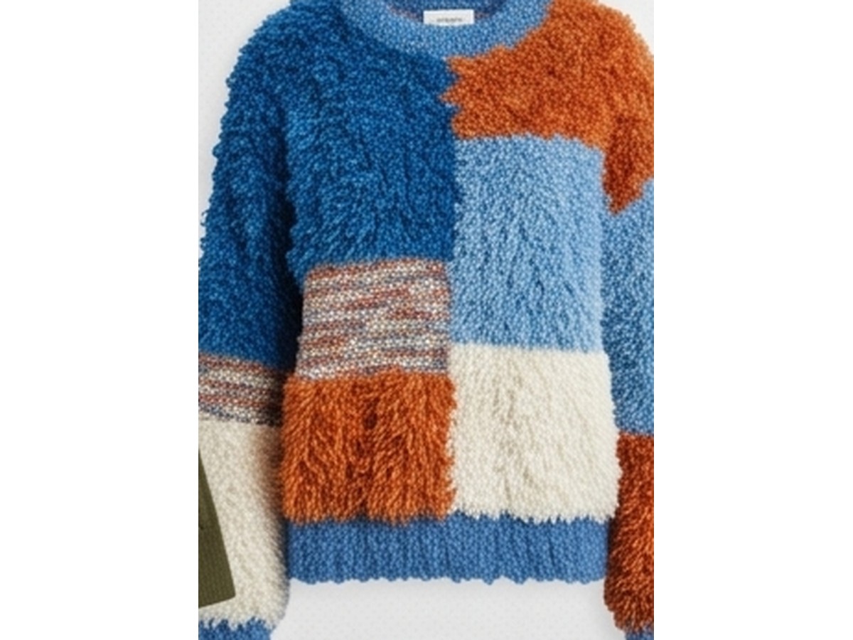 Shag-Pile Color-Block