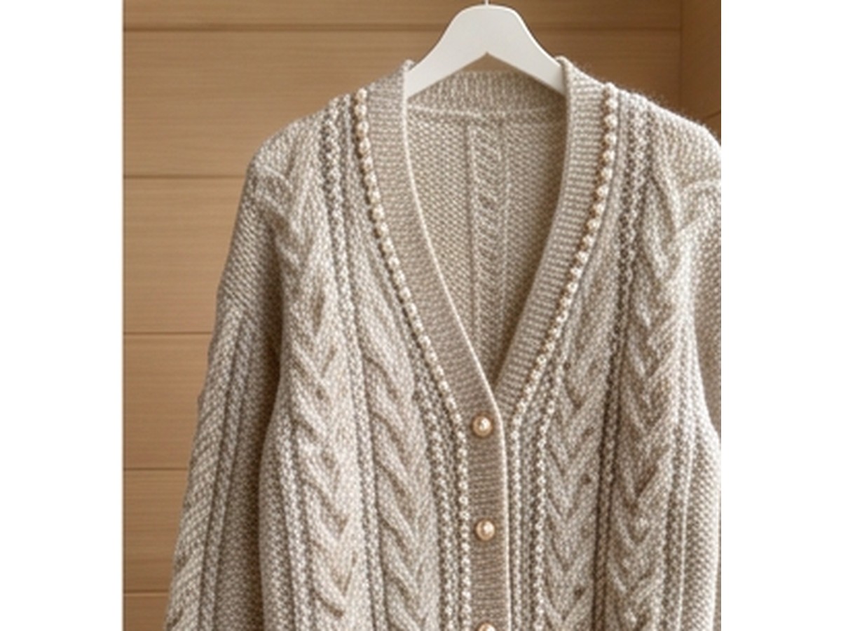 Cabled Cardigan